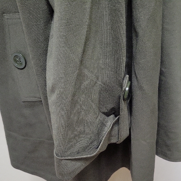 Christian Siriano Green Utility Jacket with Hood 1x - Picture 4 of 7